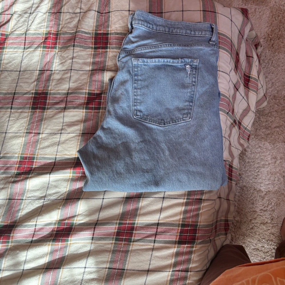 Old navy slouchy straight leg jeans